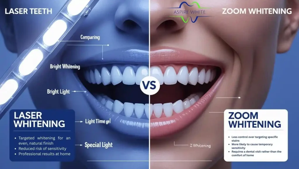 Laser Teeth Whitening vs. Zoom Whitening Reigate