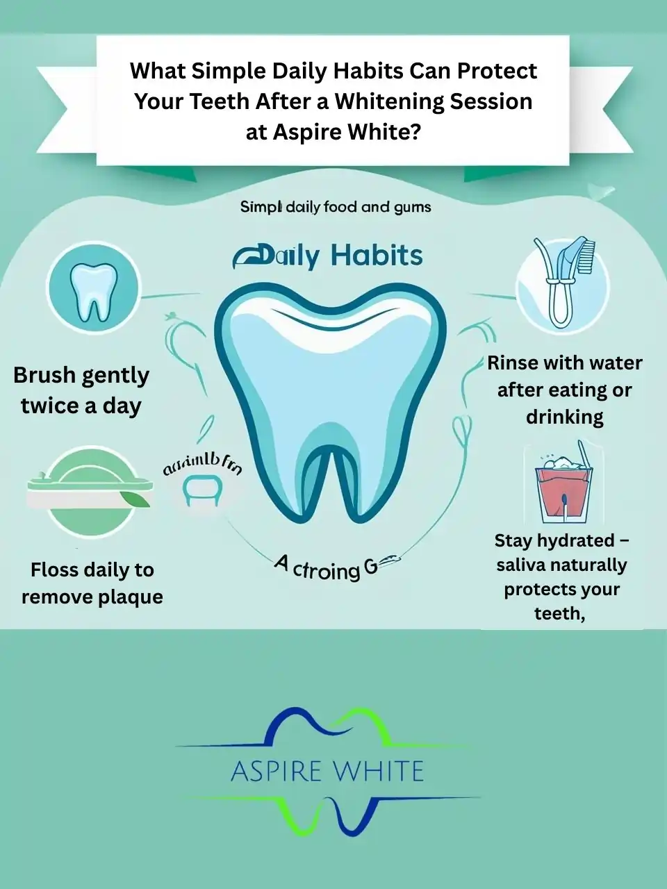 What Simple Daily Habits Can Protect Your Teeth After a Whitening Session at Aspire White Reigate